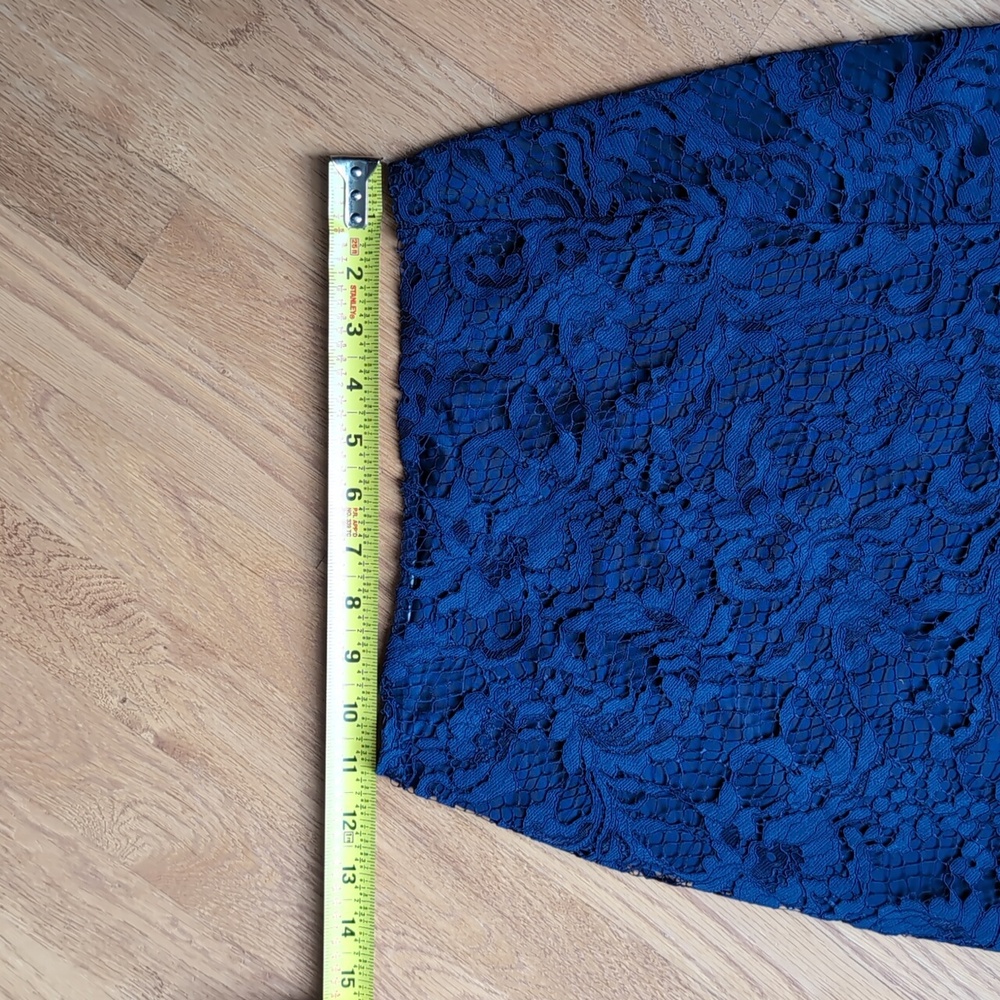 For Love and Lemons Maui Waui Lace Skirt Navy, XS - Picture 2 of 9